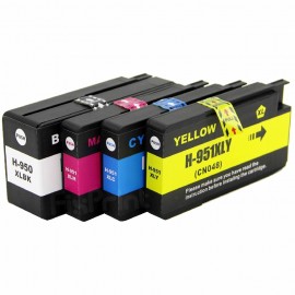 Cartridge Tinta Xantri HPC 951XL 951 XL Cyan Chip CN046AN, Tinta Printer HPC Officejet Pro 8100 8600 8610 8620 Chip