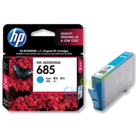 Cartridge Original HP 685 Cyan CZ122AA, Tinta Printer HP Deskjet 4615 4625 3525 5525 6525