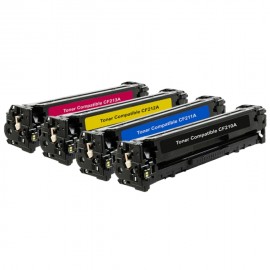 Cartridge Toner Compatible HPC CF212A 131A Universal CE322A 128A CB542A 125A Yellow, Printer HPC LaserJet Pro 200 color M251 M251n M251nw M276 MFP M276n MFP M276nw