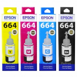 Tinta Refill Epson Original Ori 664 t6644 Yellow 70ml, , Printer L110 L120 L210 L220 L300 L310 L350 L355 L360 L365 L380 L405 L455 L485 L550 L555 L565 L100 L200