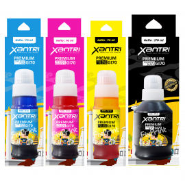 Tinta Xantri GI70 GI70 Yellow 70ml, Printer Can PIXMA G5070 G6070 GM2070 GM4070 G7070