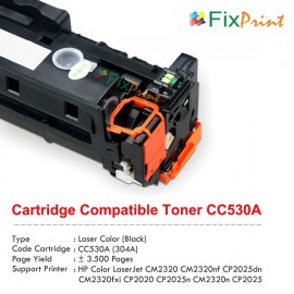 Cartridge Toner Compatible HPC CC530A 304A Universal CE410A 305A CF380A 312A CRG-318 Black, Refill Color Printer Laserjet CM2320 CM2320nf CP2025dn CM2320fxi CP2020 CP2025n CM2320n CP2025 Pro 300 Color M351a MFP M375nw M451dn 400 Color M451dw M451nw